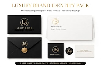 design a modern minimalist logo for your business brand