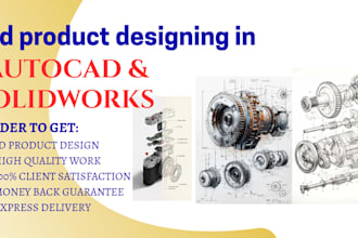 design 3d industrial product design mechanical product for manufacturing
