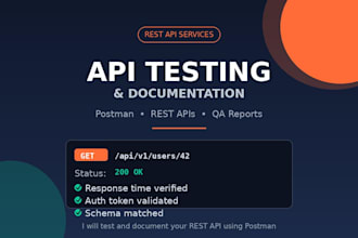 test and document your rest API using postman