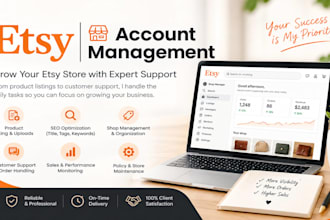 manage and optimize your etsy shop