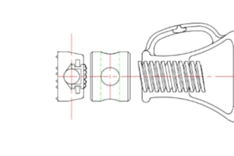 convert your hand sketch or drawing into a clean cad file