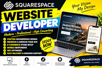 create a stunning squarespace website for your business