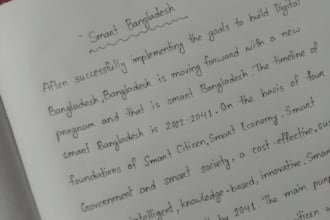 write anything with my neat handwriting