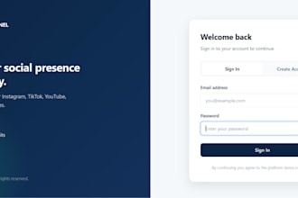 develop a professional full stack website with admin panel with payment method