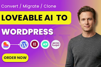 migrate lovable to wordpress website lovable ai to wordpress elementor website