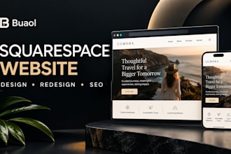 a custom squarespace presence for your business