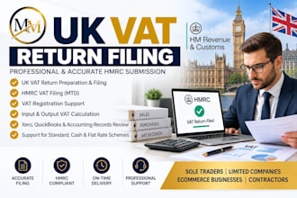 file your UK vat return as a UK accountant with hmrc