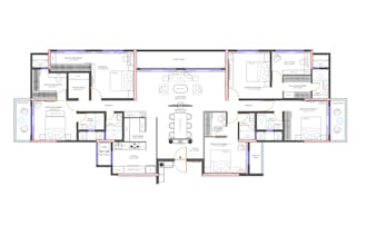 create professional 2d interior design drawings