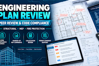 do engineering plan review, peer review, code compliance permit