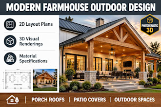 design modern farmhouse porch roofs and outdoor living spaces