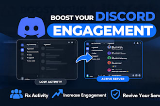 boost and turn inactive discord server into paid discord server boost discord