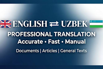 translate english to uzbek and uzbek to english