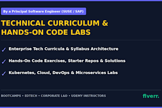 design technical curriculum and coding exercises