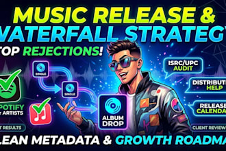 plan your music release, metadata and waterfall strategy