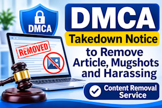 report, remove delete leaked and copyright infringing content with dmca takedown