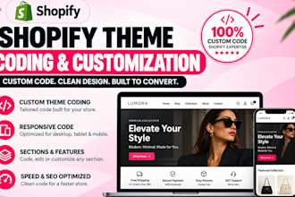 do coding shopify theme customization