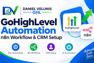 build gohighlevel ghl automation n8n workflow and crm setup