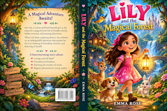 design a professional and eye catching story book cover