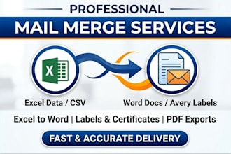 do excel to word mail merge, avery label formatting, and PDF split