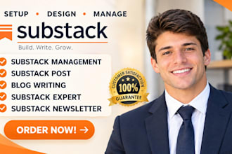 setup substack account management substack post substack article writer
