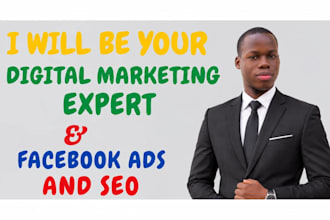 be your social media marketing manager and digital marketing manager