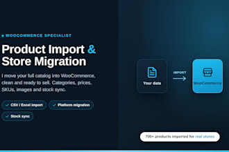 bulk import and migrate your woocommerce products with stock sync