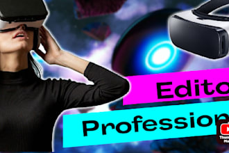 do professional video editing