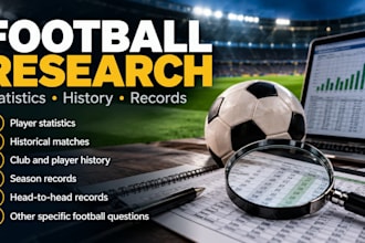 research football statistics, players, matches and historical records