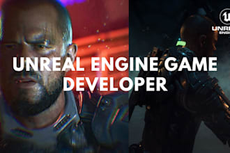 create unreal engine game, develop unreal engine 5, unreal engine developer