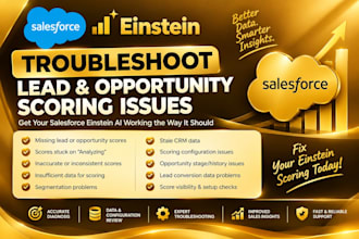 troubleshoot salesforce einstein lead and opportunity scoring issues