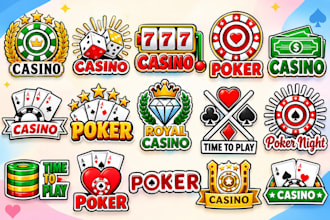 design custom poker chip or premium poker logo