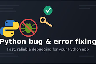 fix python bugs, errors, and exceptions in your code