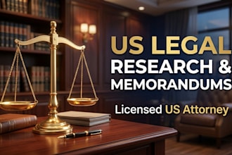 draft a persuasive US memorandum of law for your case