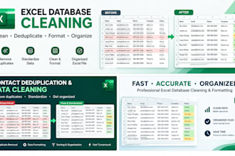 clean your excel database on my own