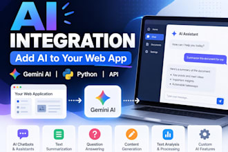 integrate ai features into your website or web application