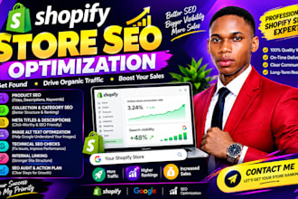 do advance shopify audit and on page SEO  optimization for ecommerce website