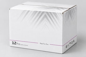 design carton box packaging and print ready artwork