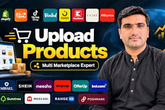 add upload or list products on aliexpress, vinted, kaufland, noon, mirakl, faire