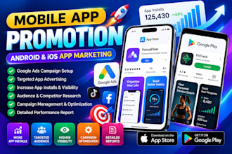 do mobile app promotion, android and ios app marketing with google ads