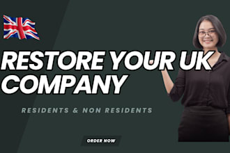 restore UK company, reinstate dissolved UK ltd, fix strike off and  rt01 filing