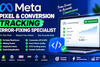 fix meta pixel errors, facebook pixel and conversion API tracking issues