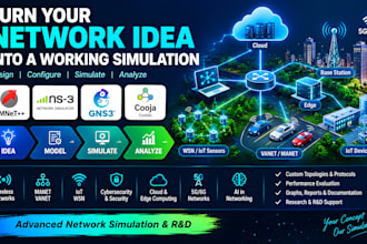 design and simulate advanced networks using omnet ns2 gns3 and cooja