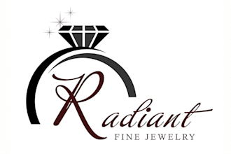 design high quality luxury fine and fashion jewelry ring logo