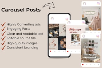 design carousel posts for instagram