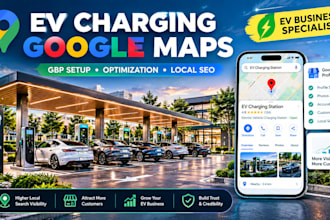 rank your ev charging business station on google maps top 3