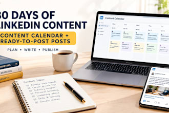 create a social media content calendar with engaging posts