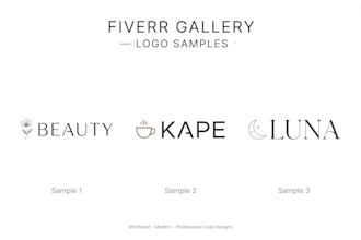 design minimalist aesthetic logo for shoppee and lazada