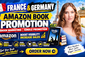 converting german amazon book promotion, german ebook marketing kindle promotion