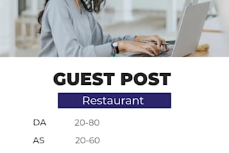 find restaurant blogs for guest post link building