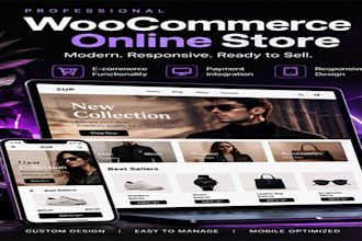 build a professional woocommerce online store